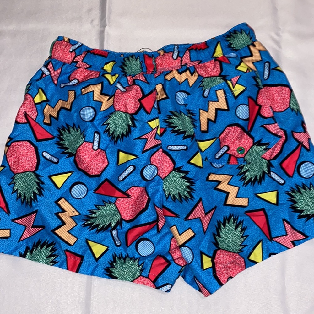 ASOS Patterned Swim Trunks XS Men - Picture 3 of 3